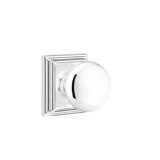 Privacy (Bed & Bath) Providence Knob with Wilshire Rose