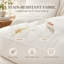 Canapé deux places rembourré avec pouf, accoudoirs arrondis et base à jupe, blanc-782565205