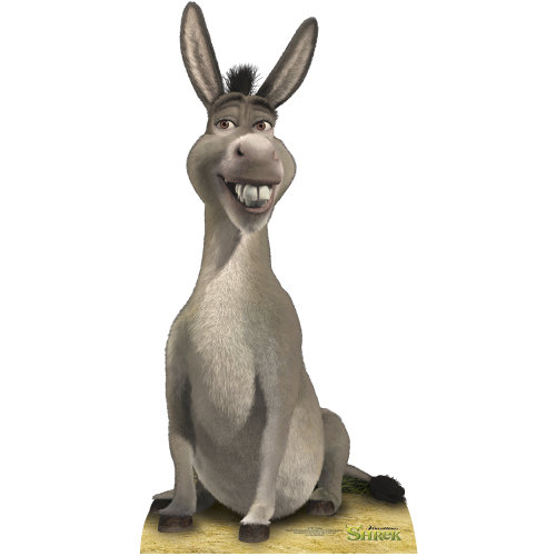 SC788 Donkey Shrek Cardboard Cutout Standup