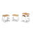 Kids Wood Desk Or Activity Chair Desk / Activity Chair and Ottoman-63968980