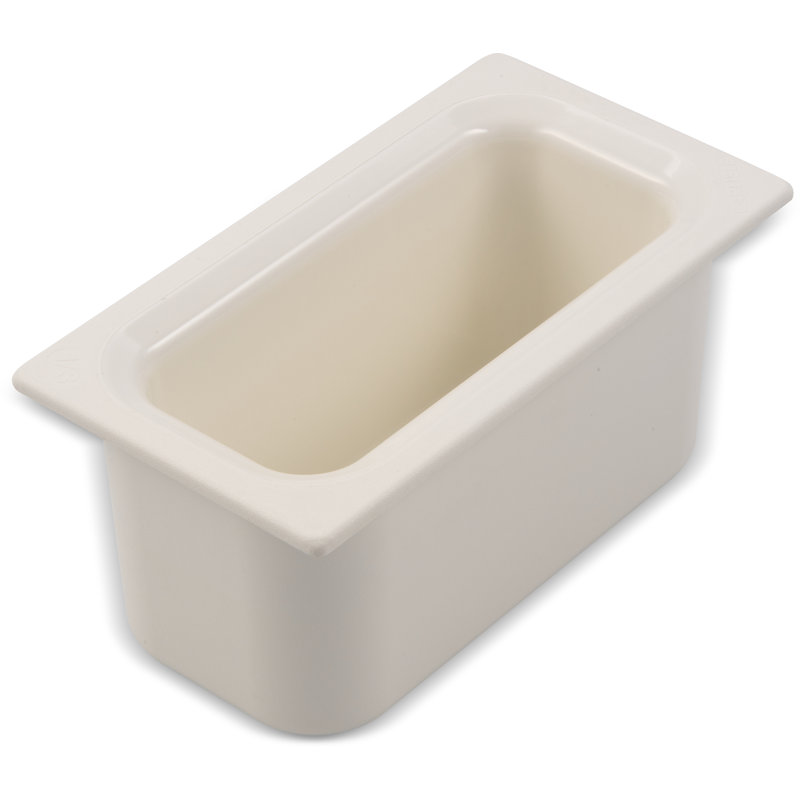 Carlisle Food Service Products Coldmaster® 1 Gallons Rectangle Plastic Food Storage Container, White
