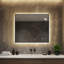 Miroir de salle de bain pour salle de bain, miroir de meuble-lavabo à DEL rétroéclairé à cadre en aluminium de 30 po x 36 po
