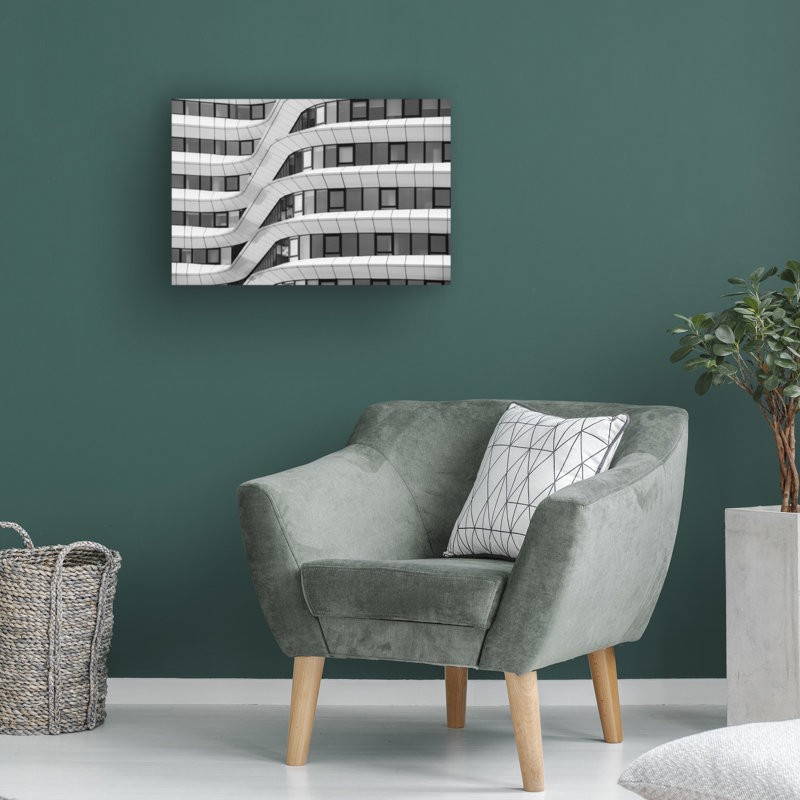 Greetje Van Son Wavy Facade Canvas Art, 12" H x 19" W