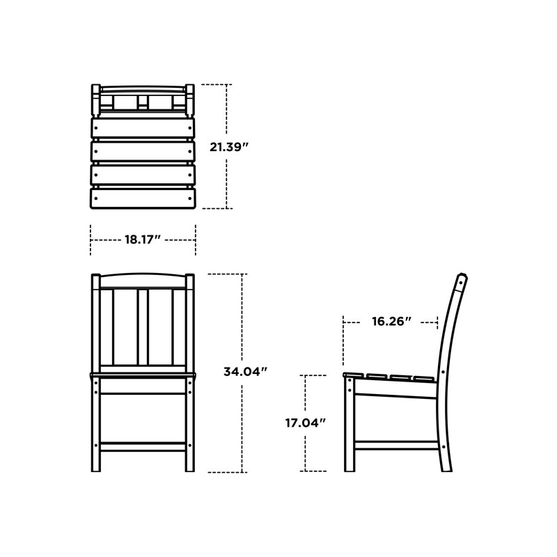 Mission Dining Side Chair, Black