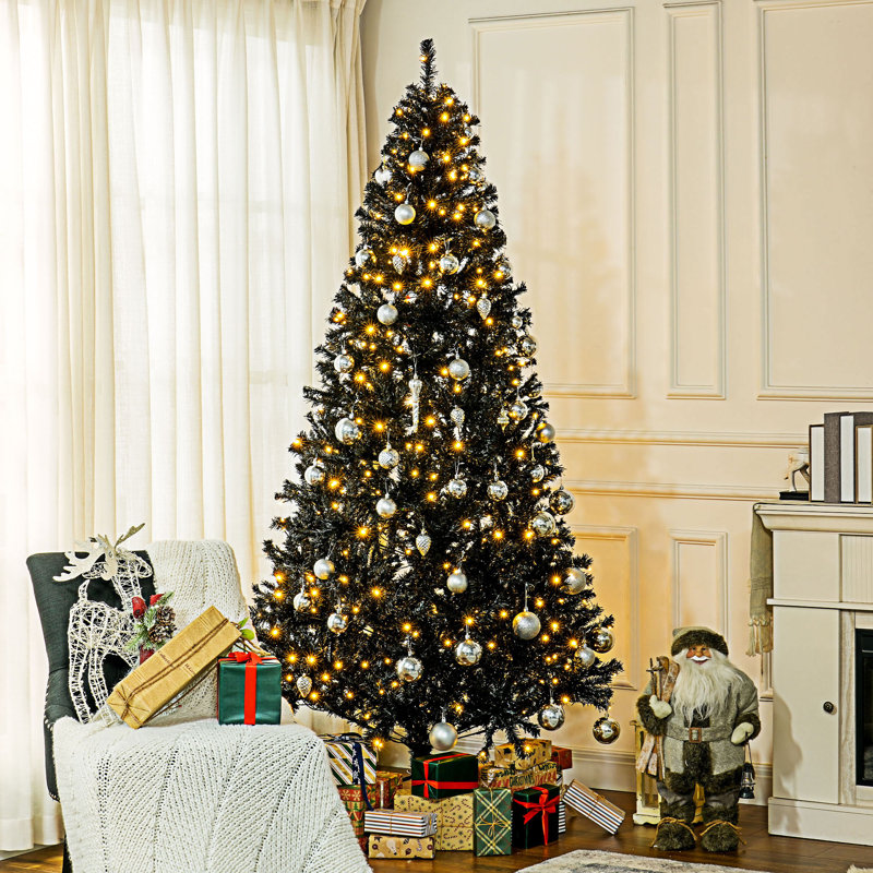Sapin de Noël artificiel Douglas, 7.4', Illuminée