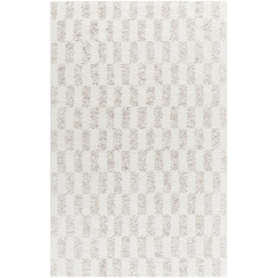 Bhumi Hand Tufted Wool Checkered Indoor Rug