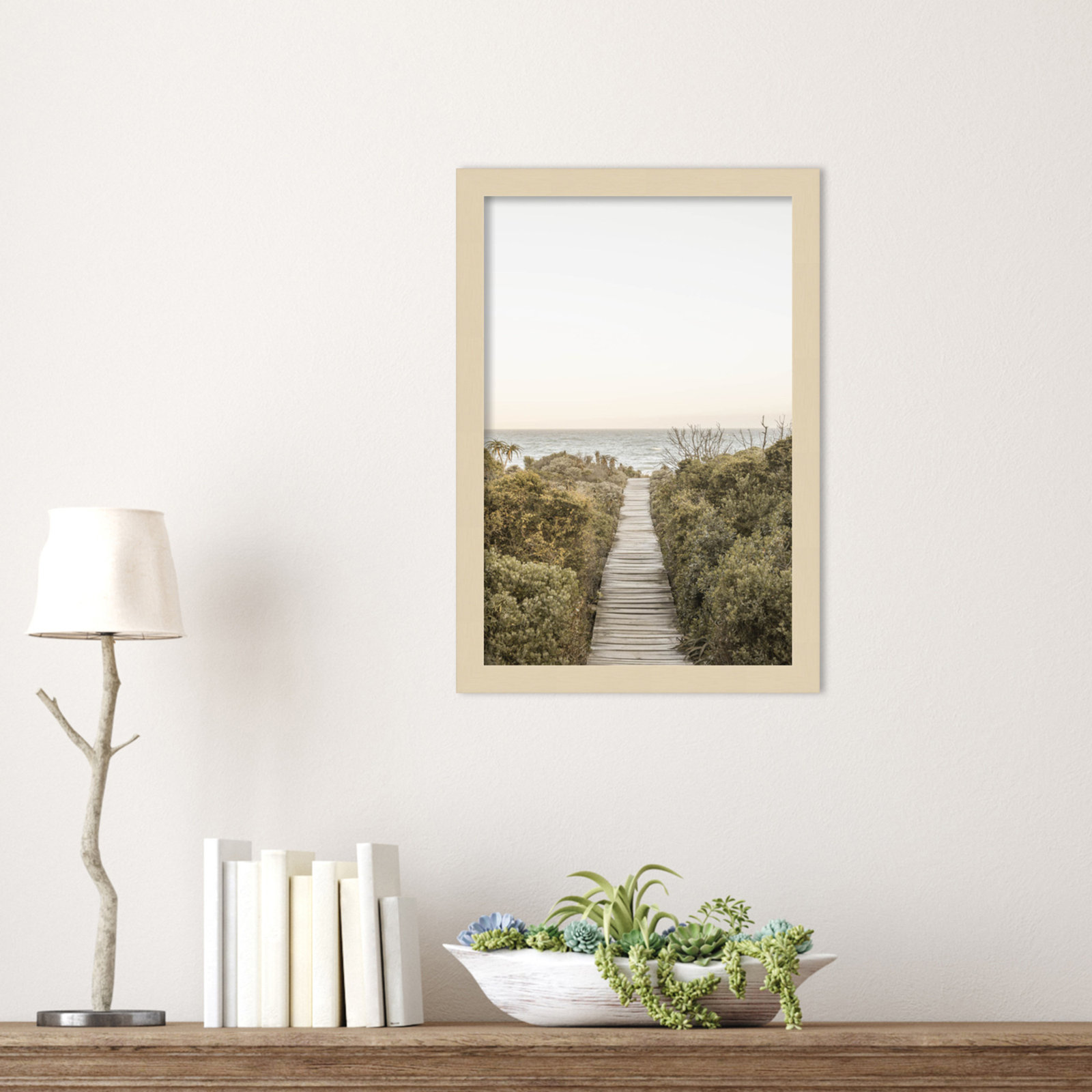 Partlow "Boardwalk" Print by Shot by Clint, Brown, 17" H x 12" W