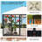 Polycarbonate Greenhouse with Clear Panels- 6 FT Wall Height Outdoor Aluminum Greenhouses with 2 Vents, Double Doors with Hook, Walk-in Greenhouse for Backyard Garden-110391708