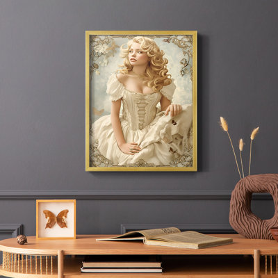 WOMEN Series CECXLV III - reproduction encadrée de qualité supérieure - prête à être accrochée - aucun clou requis