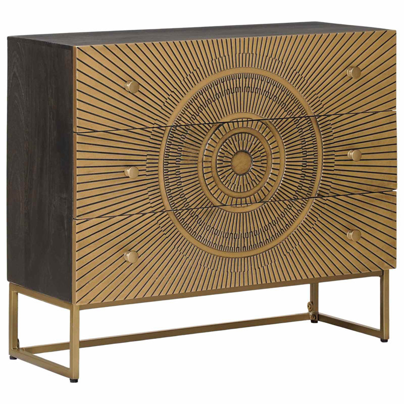 3 - Drawer Rectangle Accent Chest