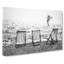 Seagull Flying Over Brighton Beach Painting - Wrapped Canvas-56654303