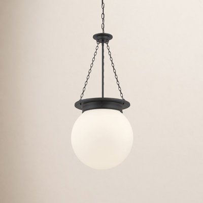 Chachi 3 - Light Sphere Globe Pendant in Matte Black
