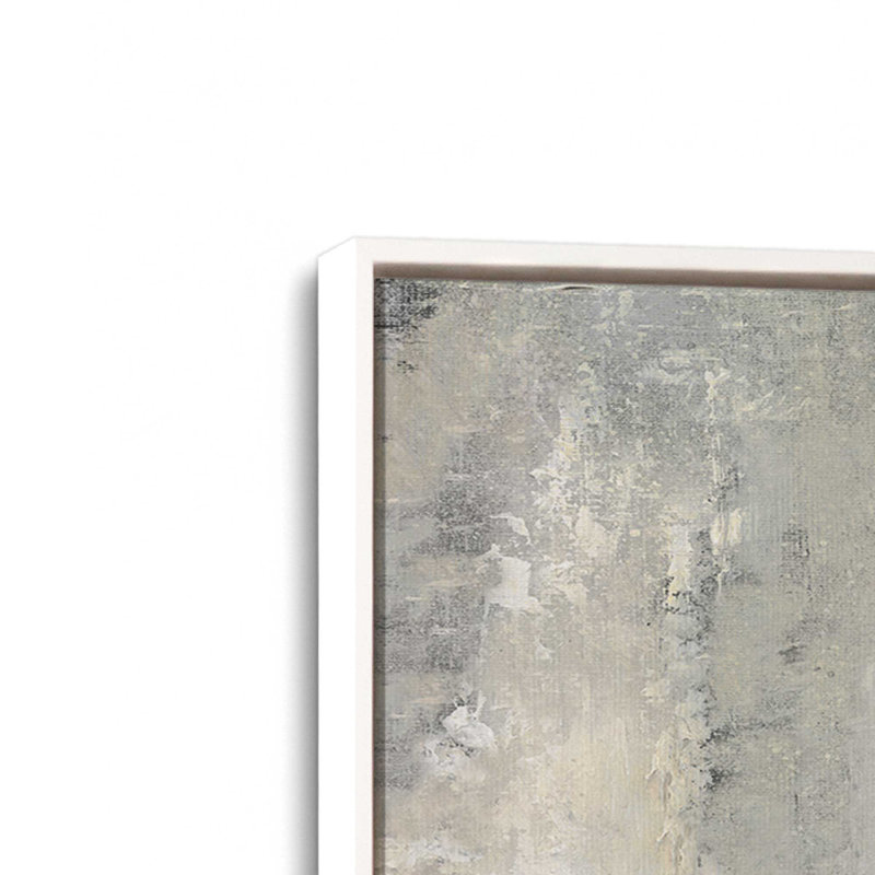 Minéral Moods v1, Toile à cadre flottant blanc opaque, H 32,75 po x l 32,75 po x P 1,75 po