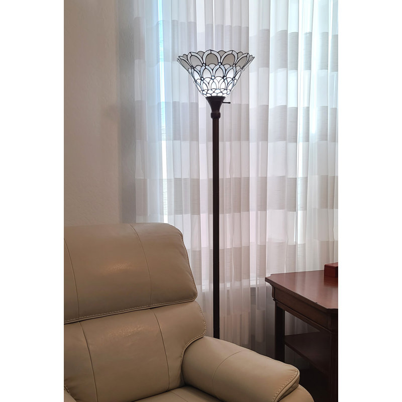 Sandell 69'' Dark Bronze Torchiere Floor Lamp