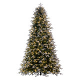 Gulyara 7.5' H Lighted Artificial Fir Christmas Tree