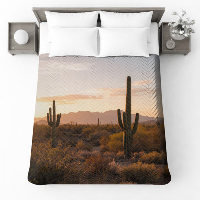 Couvre-lit matelassé Desert Landscape