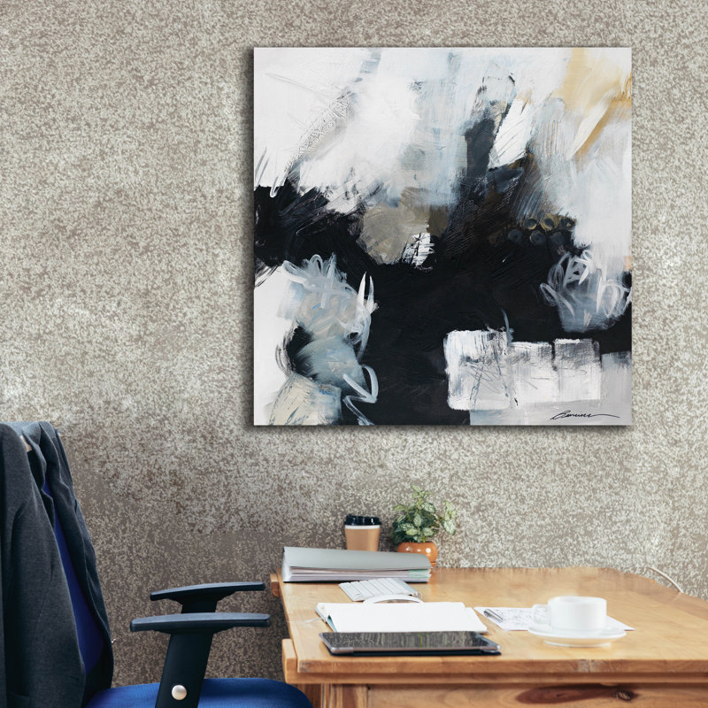  «Brown Eyes Again» par Beau Wild, art mural sur toile, 37 po x 37 po