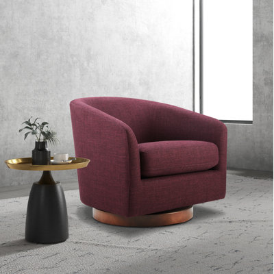 Fauteuil demi-tonneau pivotant Bennett