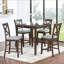 Ensemble de chaises à hauteur de comptoir pour 4 personnes, chaise de cuisine avec siège rembourré, tabouret de bar à hauteur de comptoir pour salle à manger-1124858410