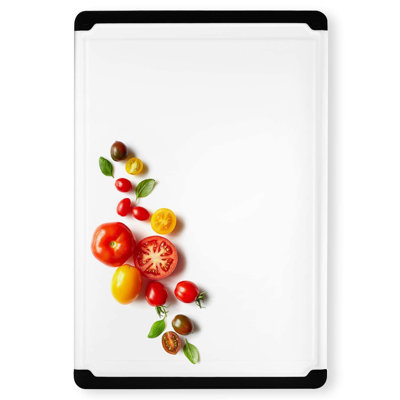 Large Cutting Board,Plastic Cutting Board With Deep Juice Groove, Non-Slip Dishwasher Safe Carving Board