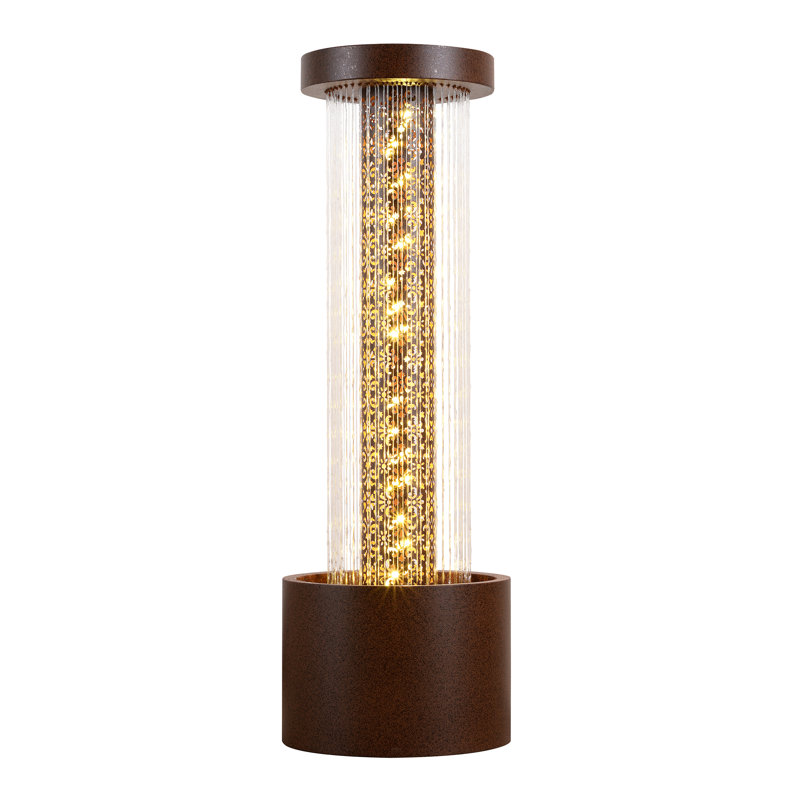 Outdoor Metal Column Fountain
