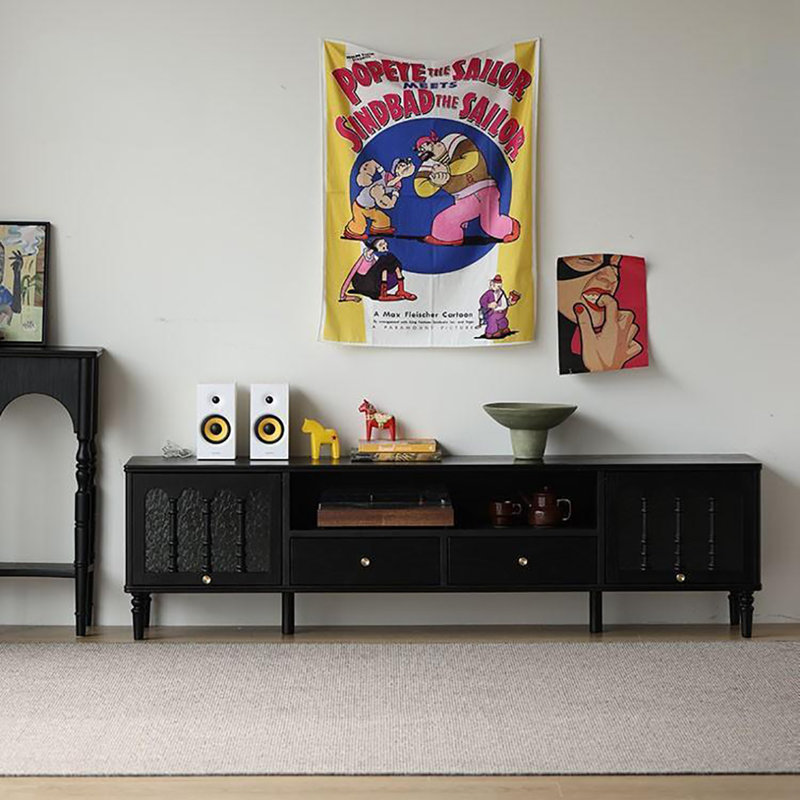 Meuble télé américain rétro, 70.9"