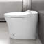 Toilette intelligente avec siège chauffant intégré, toilette moderne allongée une pièce, toilette à double chasse 1 / 1,28 GPF
