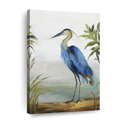 «Blue Heron», reproduction sur toile