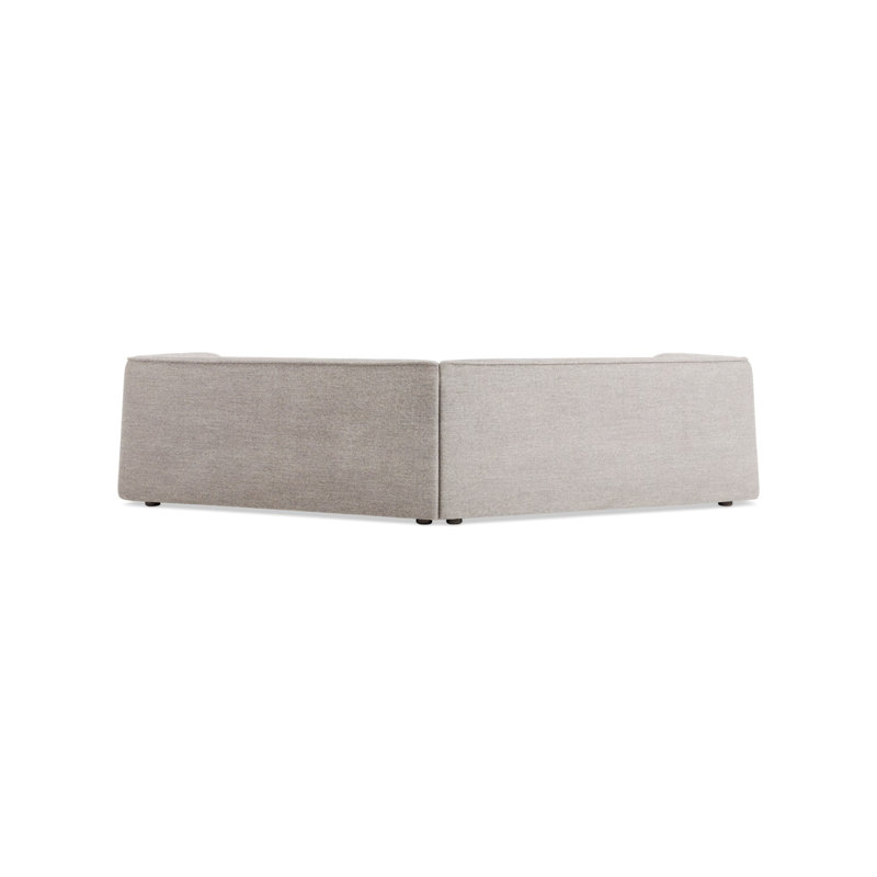 Thataway Sectional, 29" H x 126" W x 53" D, Tofte Navy Polyester Blend