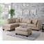 3 pièces Canapé modulaire réversible avec repose-pieds et repose-pieds-107117328