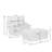 Ermia Modern Faux Fur Chaise Lounge Chair with Movable Ottoman and Pillow-111718445