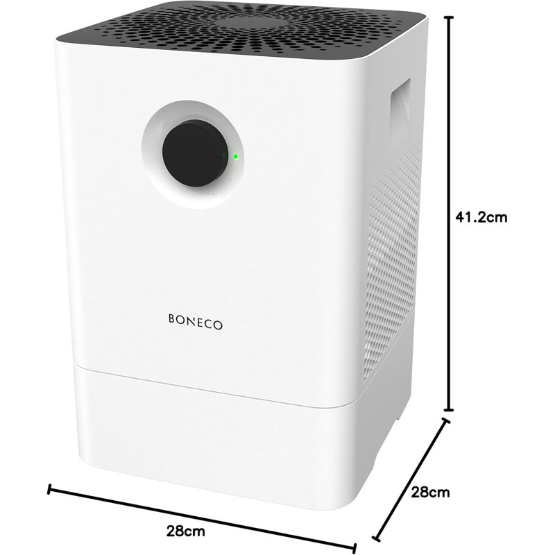Boneco 2 in 1 Air Washer W200 Humidifier for Moisture Removal, Portable Home Air Purifier