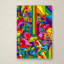« pop art guitare motif 916 », impression sur toile tendue-31285097