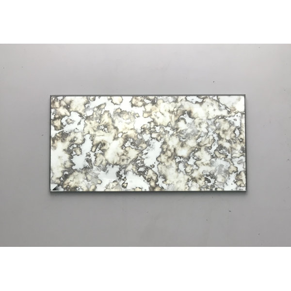 Reflections 3 in. x 6 in. Diamond Grade Glass Mirror Beveled Subway Decorative Kitchen & Bathroom Wall Tile