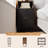 11.8" Fluted Nightstand & Narrow Bedside Table With 2 Drawers Set Of 2-264006248