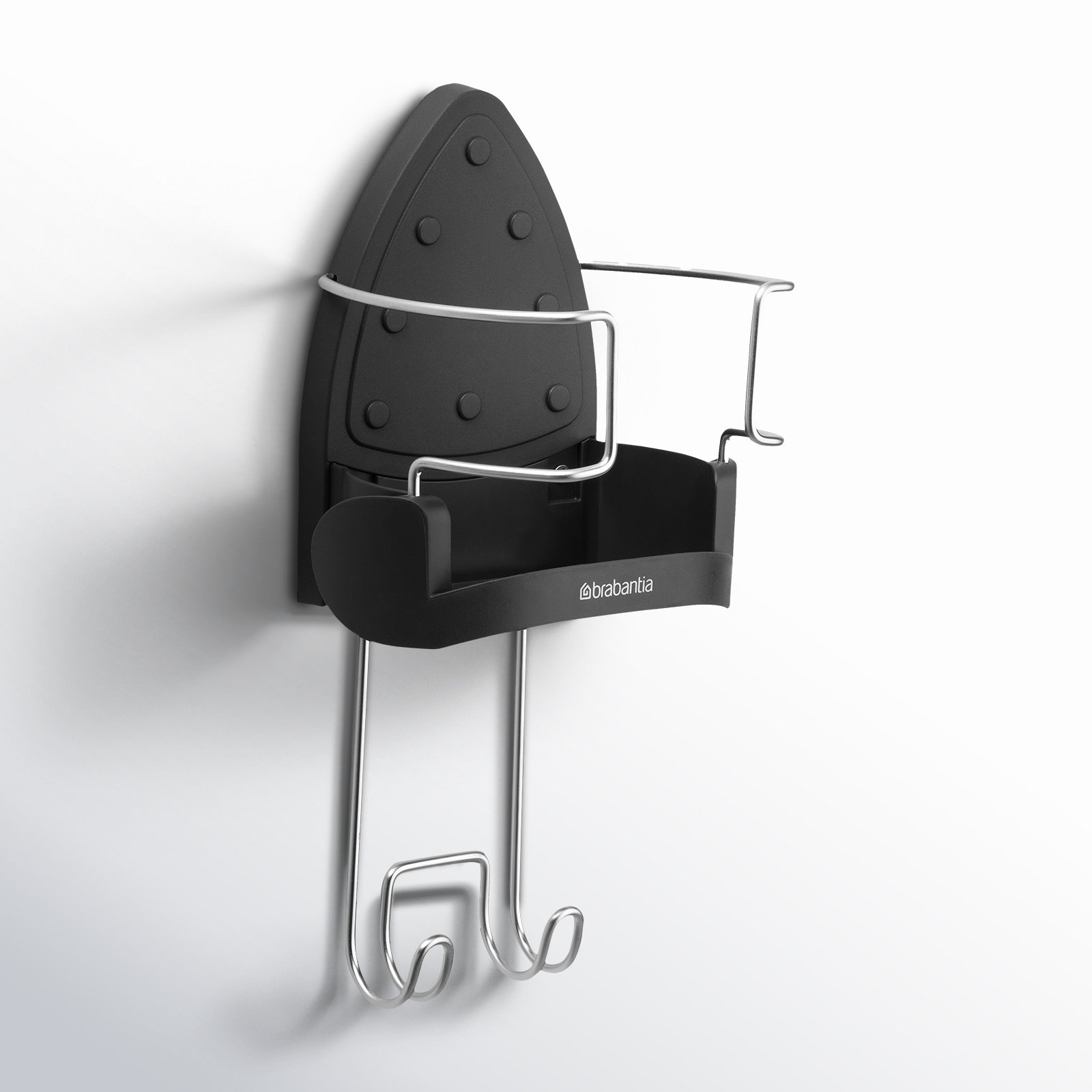 Wall-Mounted Iron and Ironing Board Holder