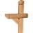 81" H In-Ground Decorative Post