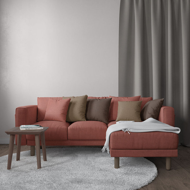 Tissu Abbeyshea Devine Chenille par The Yard, Corail