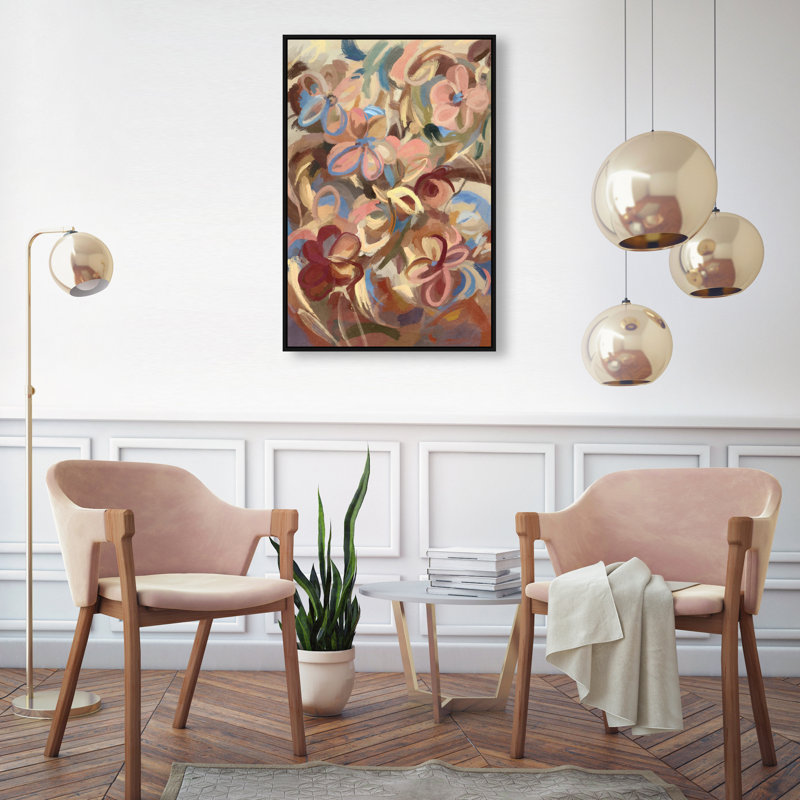 Moving Eden Print by Oliver Gal, 31"H x 21"W, Black Floater Frame