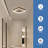 Itohan 11.81" Square Dimmable LED Flush Mount-813042023