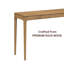 Console NTC Mingle de 47 pouces, table d'entrée moderne en bois massif avec tiroir caché, imperméable et résistante à la chaleur, table étroite pour le couloir, le salon et le vestibule, aspect teck-118044067