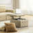 Brezlynn 24" Wide Genuine Leather Tufted Standard Ottoman with Storage-1377865749