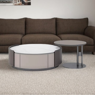 2 tables gigognes avec rangement Frame