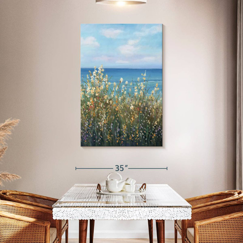 Alvord fleurs sur la côte I, H 48 po x l 32 po