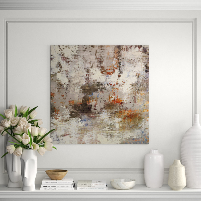 Color Shift Print, Knife Gel, 47" H x 47" W