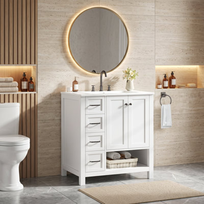 Meuble-lavabo 30 po avec comptoir d'évier
