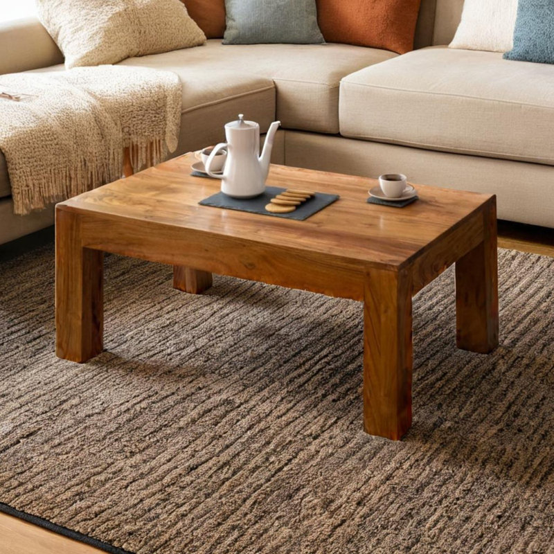 Mary Solid Wood Four Leg Coffee Table