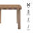 Oscar 36 Inch Square Checkered Dining Table-116247523