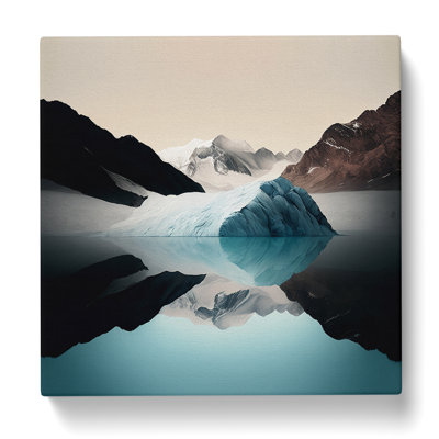 Glacier Minimalism - No Frame Print