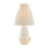 Tybee Table Lamp in Aged Brass and Ceramic Elemental White by Cortney Bishop